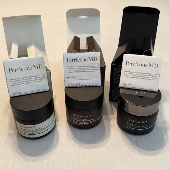 NEW Perricone MD Bundle Cold Plasma +, Face Finishing/Neuropeptide Moisturizers - Picture 7 of 7